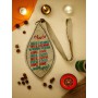 Lord Narasimha Embroidered Bead Bag  back