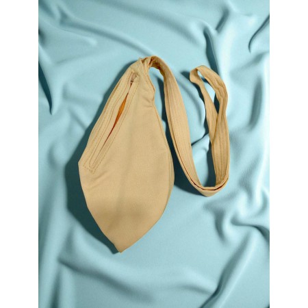 Classic Plain Cotton Bead Bag – Cream Color