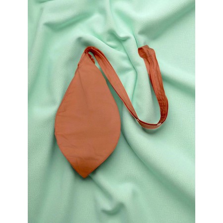 Saffron Plain Bead Bag – Cotton Japa Mala Bag