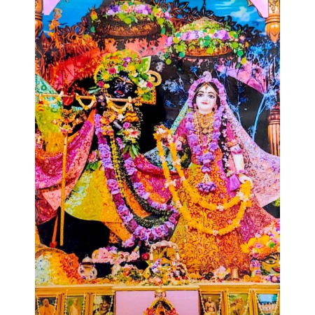 Radha Madav 8*11 Lamination (Magenta)