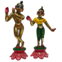 Radha Madav Brass Metal Idol