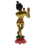 Radha Rani Brass Metal Idol back