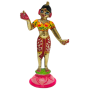 Radha  Brass Metal Idol