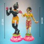Radha Madav Black Brass Metal Idol