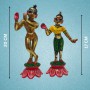 Radha Madav Brass Metal Idol