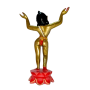 Gour Brass Idol 7.5 Inch BACK