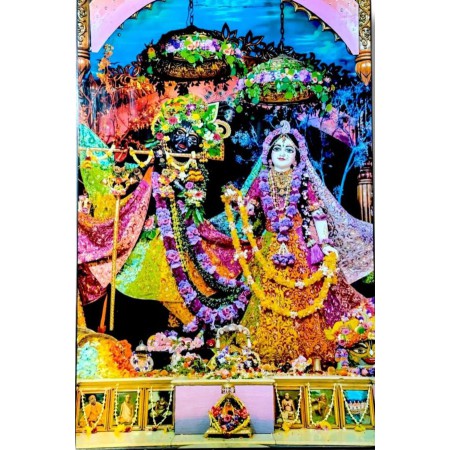RADHA MADAV MULTI COLOR LAMINATION 12*18 INCH