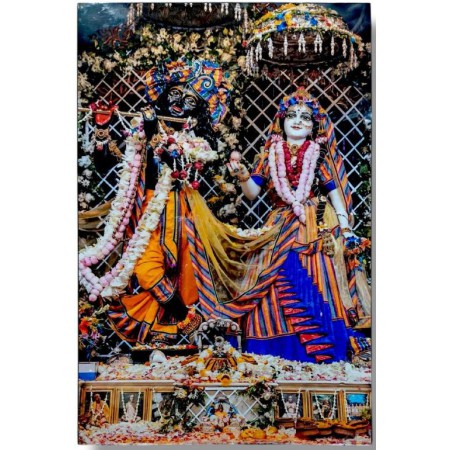 Buy Radha Krishna Lamination Photo Multi Color 20*30 Inch