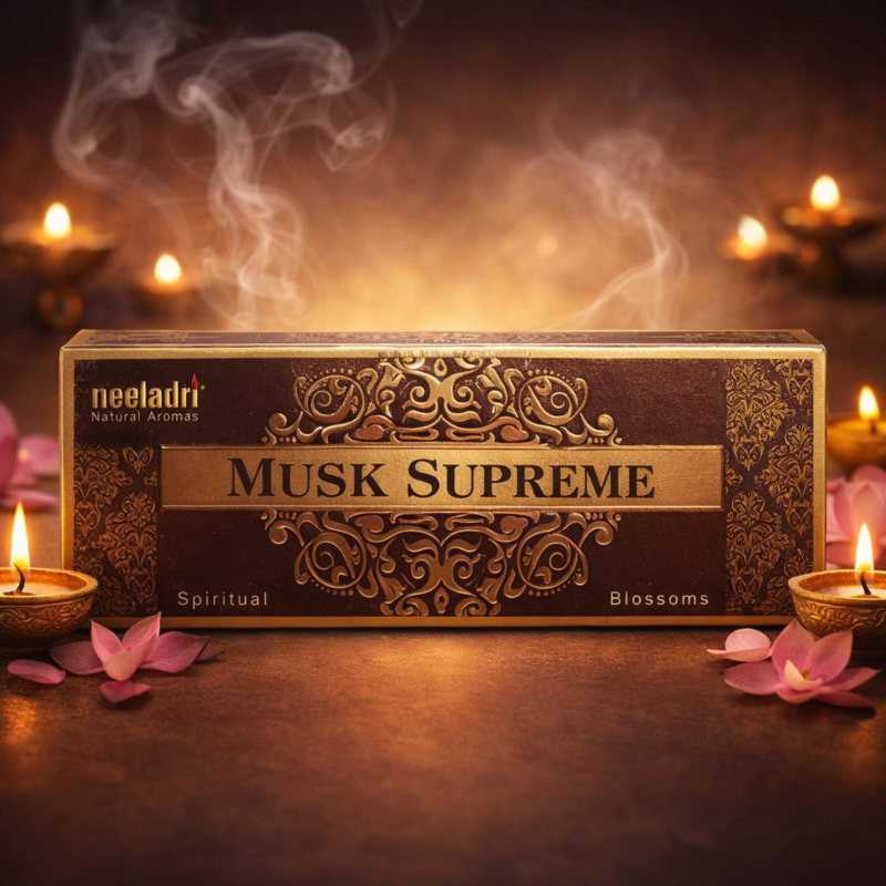 キャンドル Supreme Incense Sticks MUSK SUPREME INCENSE STICKS |ISKCON Mayapur Official Website