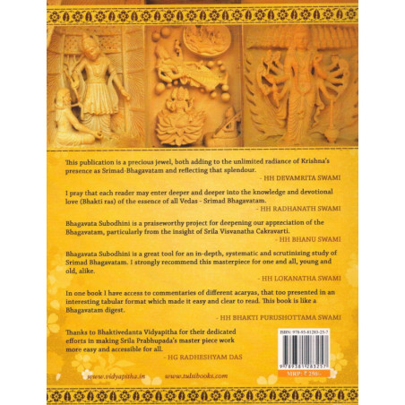BHAGAVATA SUBODHINI - ENRICHING THE EXPERIENCE OF SRIMAD-BHAGAVATAM STUDY - CANTOS 1 & 2