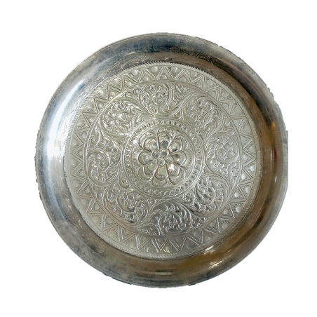 Puja's Plate Silver
