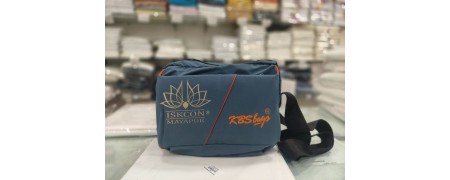 ISKCON Mayapur Sling Bag – Devotional Travel Shoulder Bag by KBS