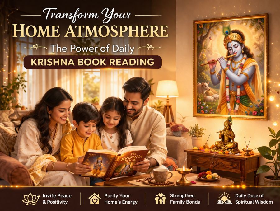 How Daily Krishna Book Reading Brings Peace to Your Home