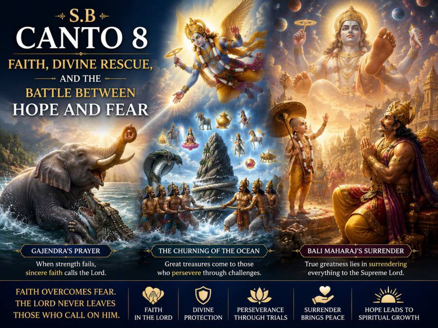 Srimad Bhagavatam Canto 8: How Faith Triumphs Over Fear Srimad Bhagavatam Canto 8: How Faith Triumphs Over Fear