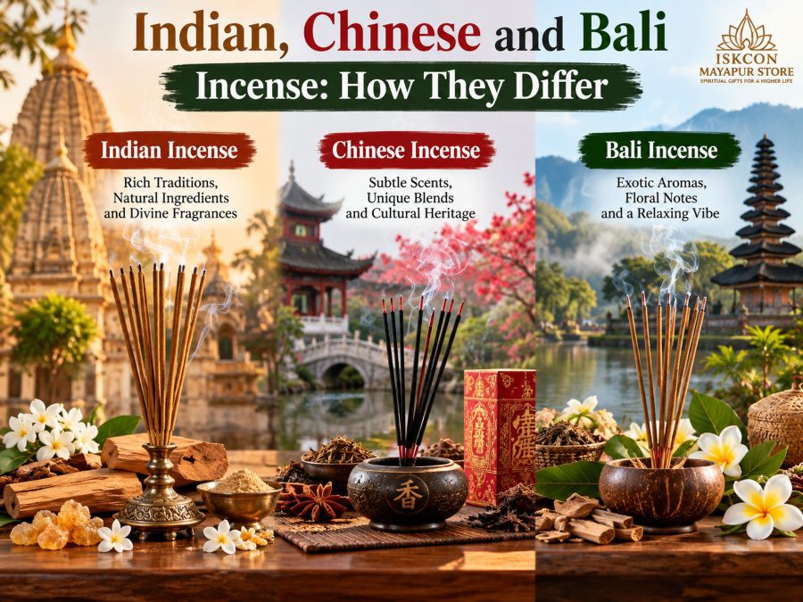 Indian, Chinese and Bali Incense: How They Differ
