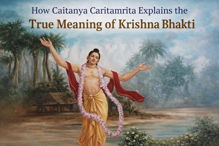 How Caitanya Caritamrita Explains the True Meaning of Krishna Bhakti