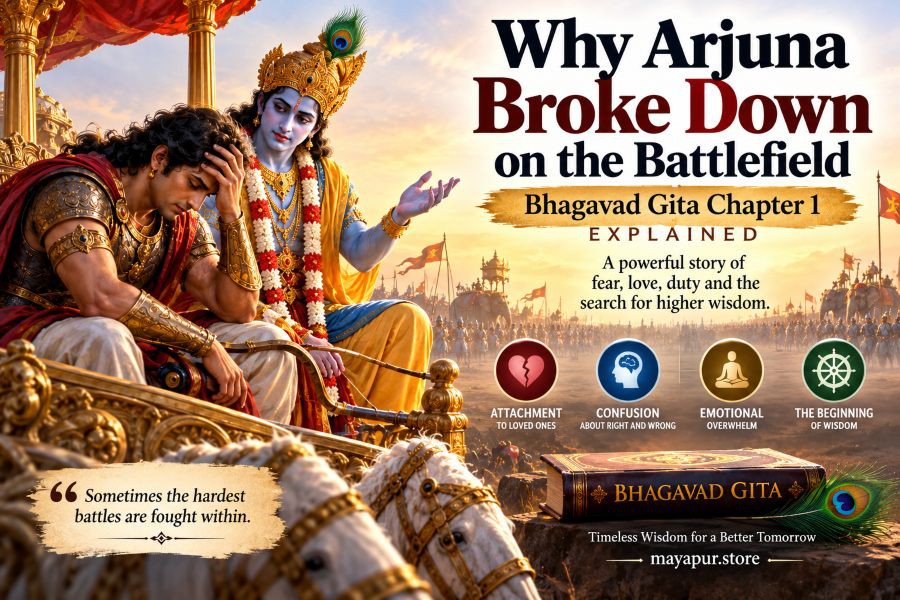 Why Arjuna Broke Down on the Battlefield: Bhagavad Gita Chapter 1 Explained