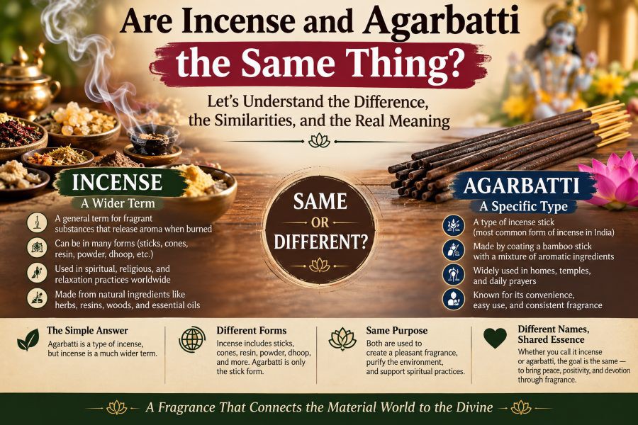 Are Incense and Agarbatti the Same Thing? 