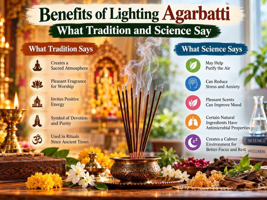 Benefits of Lighting Agarbatti: What Tradition and Science Say