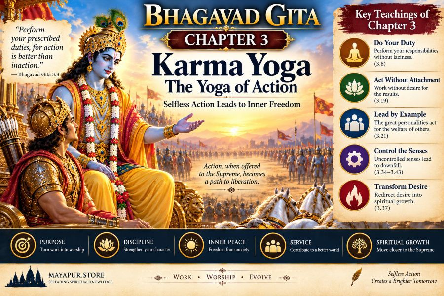 Bhagavad Gita Chapter 3: Karma Yoga – The Yoga of Action