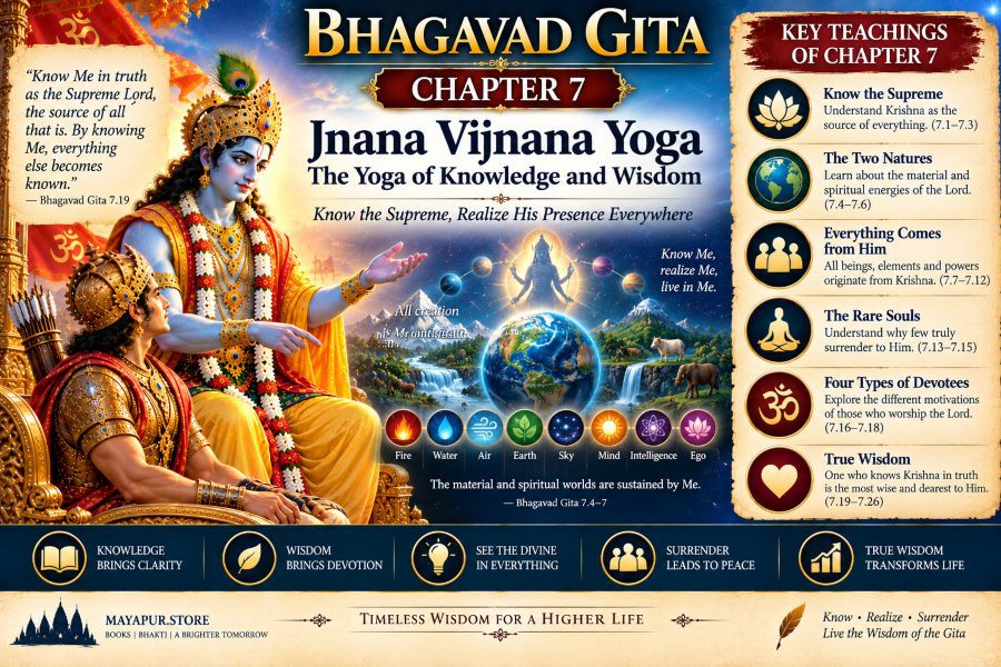 Bhagavad Gita Chapter 7: Jnana Vijnana Yoga – The Yoga of Knowledge and Wisdom