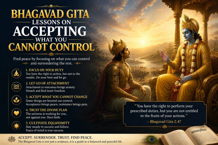 Bhagavad Gita Lessons on Accepting What You Cannot Control