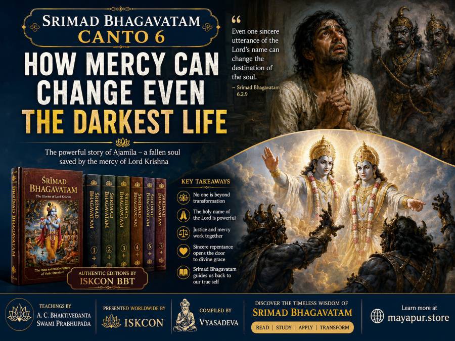 S.B Canto 6: How Mercy Can Change Even the Darkest Life S.B Canto 6: How Mercy Can Change Even the Darkest Life