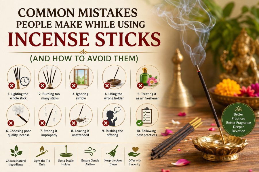Are You Using Incense Sticks the Right Way? Common Mistakes Explained