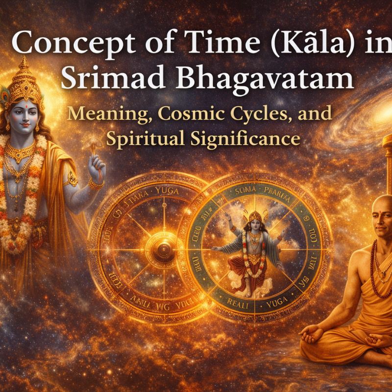 Concept of Time (Kala) in Srimad Bhagavatam: Meaning, Cosmic Cycles, and Spiritual Significance