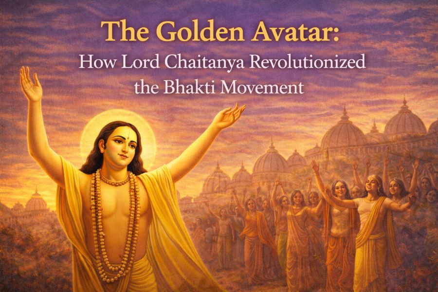 The Golden Avatar: How Lord Chaitanya Revolutionized the Bhakti Movement