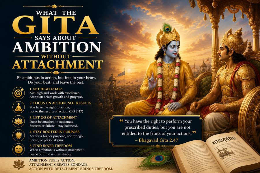 What the Gita Says About Ambition Without Attachment