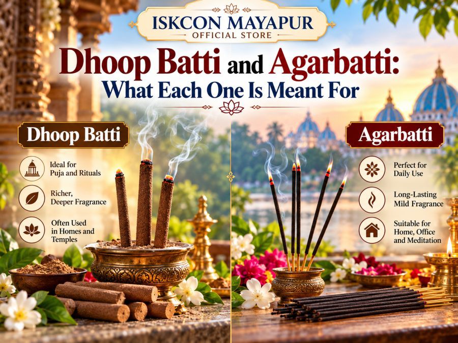 Dhoop Batti and Agarbatti: What Each One Is Meant For