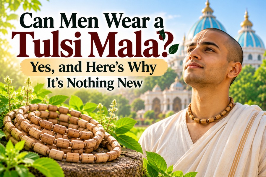 Can Men Wear a Tulsi Mala? Yes, and Here's Why It's Nothing New
