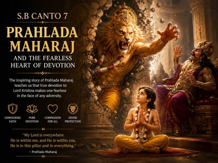 S.B Canto 7: Prahlada Maharaj and the Fearless Heart of Devotion