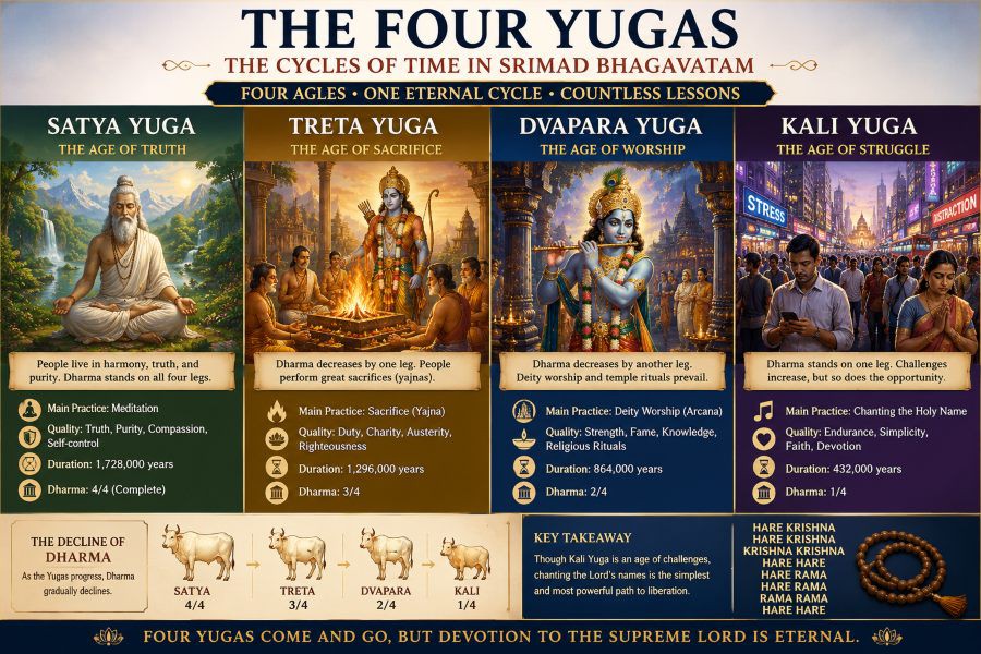 What Are the Four Yugas? Satya, Treta, Dvapara and Kali Explained