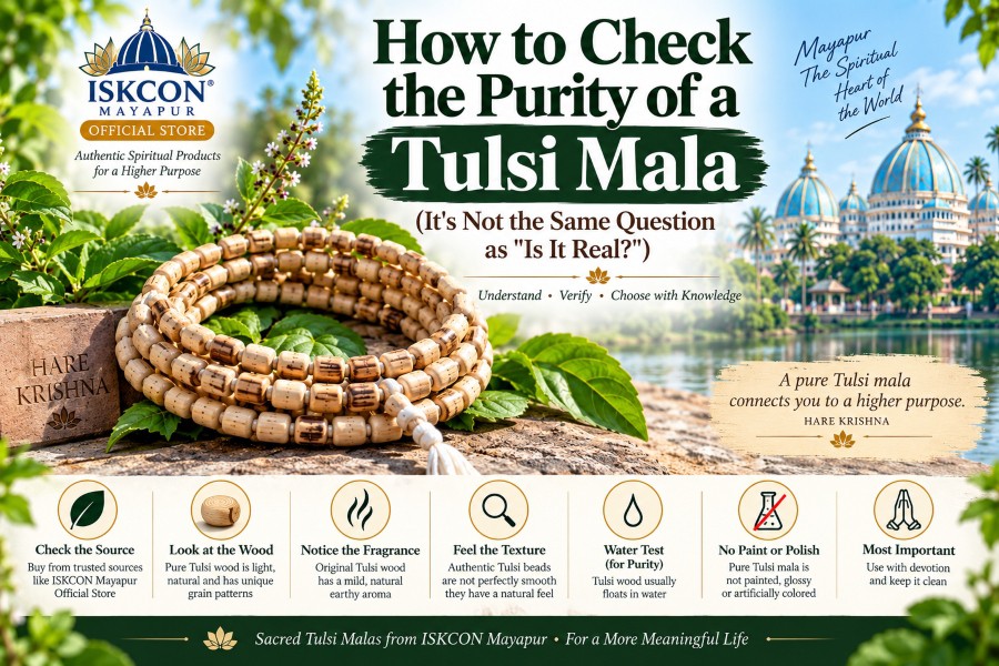 How to Check the Purity of a Tulsi Mala (It's Not the Same Question as "Is It Real?")