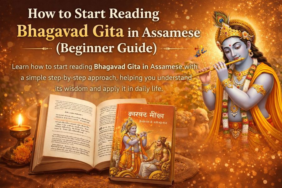 How to Start Reading Bhagavad Gita in Assamese (Beginner Guide)