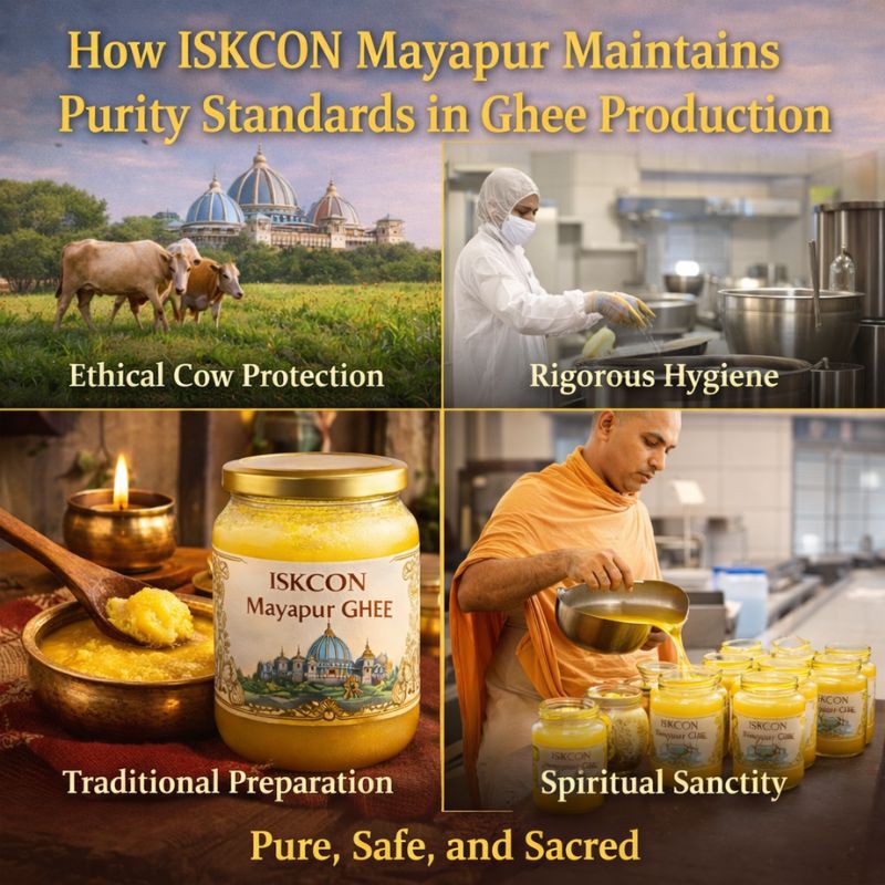 How ISKCON Mayapur Maintains Purity Standards in Ghee Production