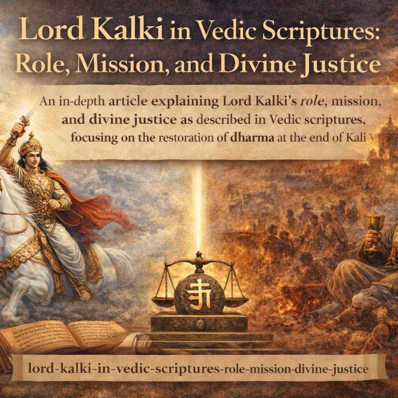 Lord Kalki in Vedic Scriptures: Role, Mission, and Divine Justice Explained