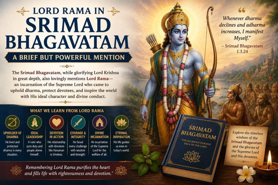 Lord Rama in Srimad Bhagavatam: A Brief but Powerful Mention
