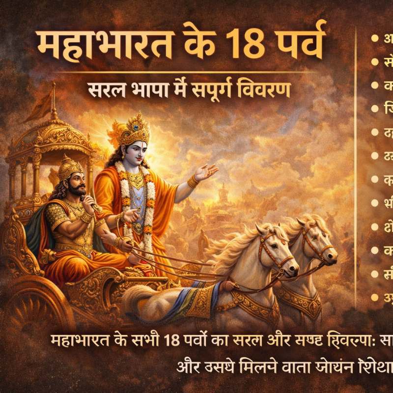 महाभारत के 18 पर्व: सरल भाषा में सम्पूर्ण विवरण
