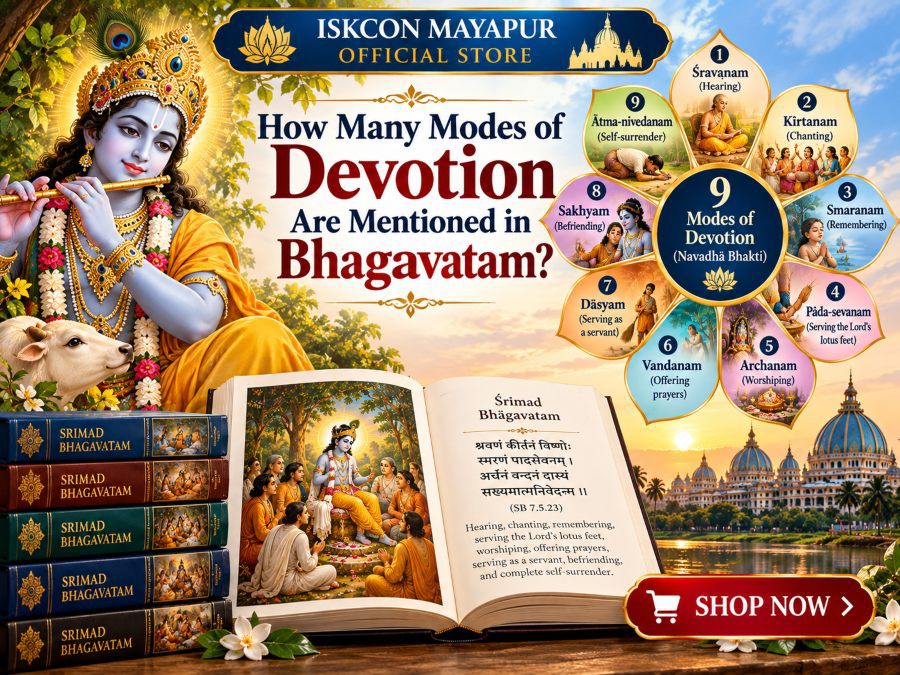 How Many Modes of Devotion Are Mentioned in Bhagavatam?