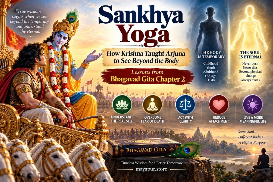 Sankhya Yoga: How Krishna Taught Arjuna to See Beyond the Body