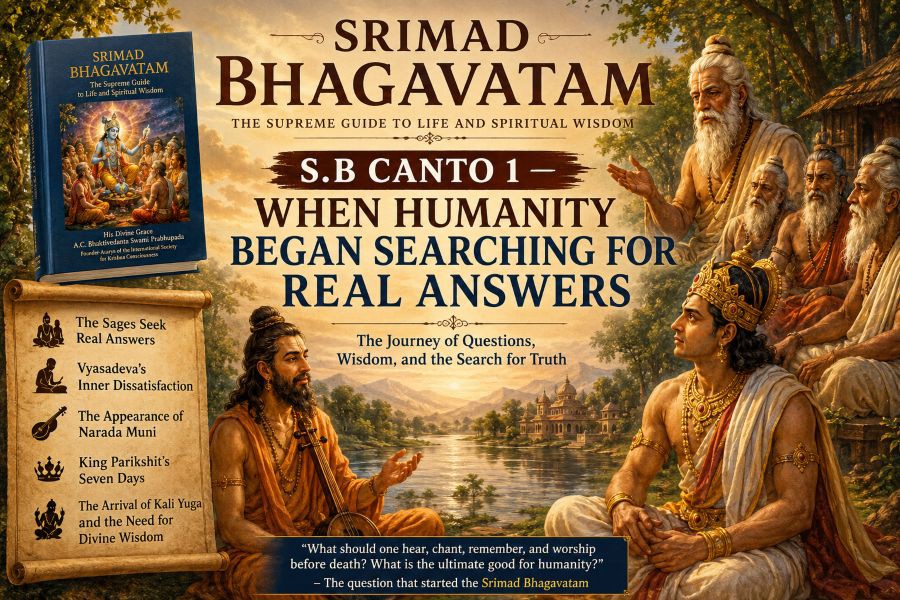 S.B Canto 1 — When Humanity Began Searching for Real Answers