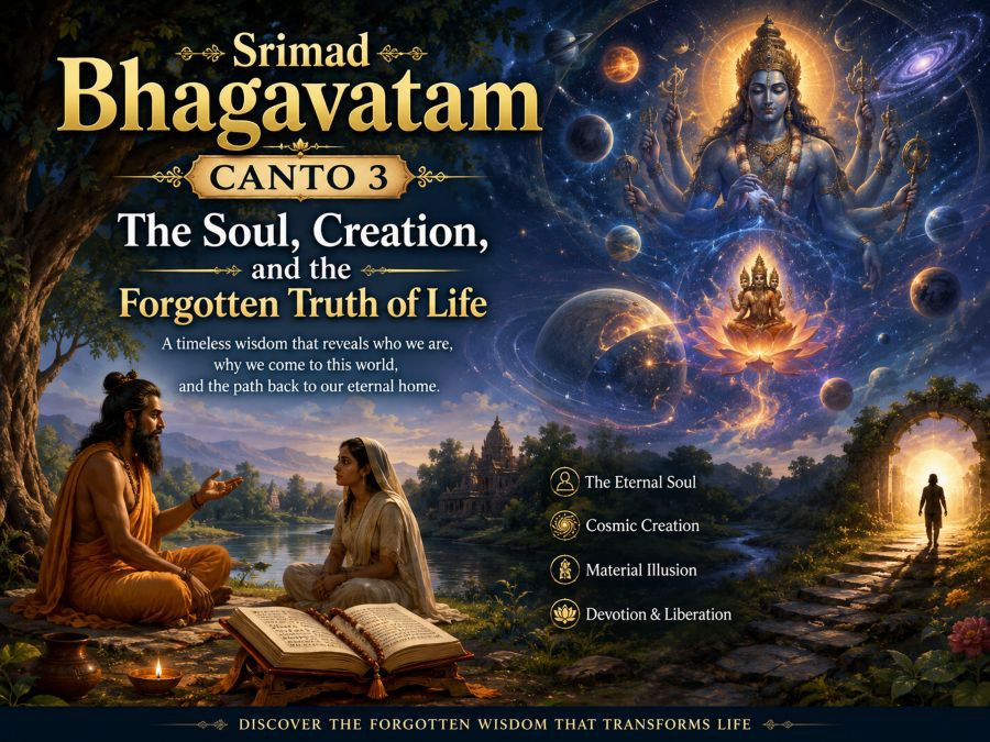 Srimad Bhagavatam Canto 3: The Soul, Creation, and the Forgotten Truth of Life