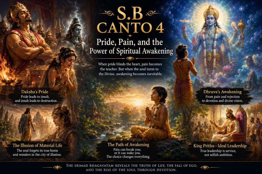 Srimad Bhagavatam Canto 4: The Pain of Pride and the Journey Back to the Soul