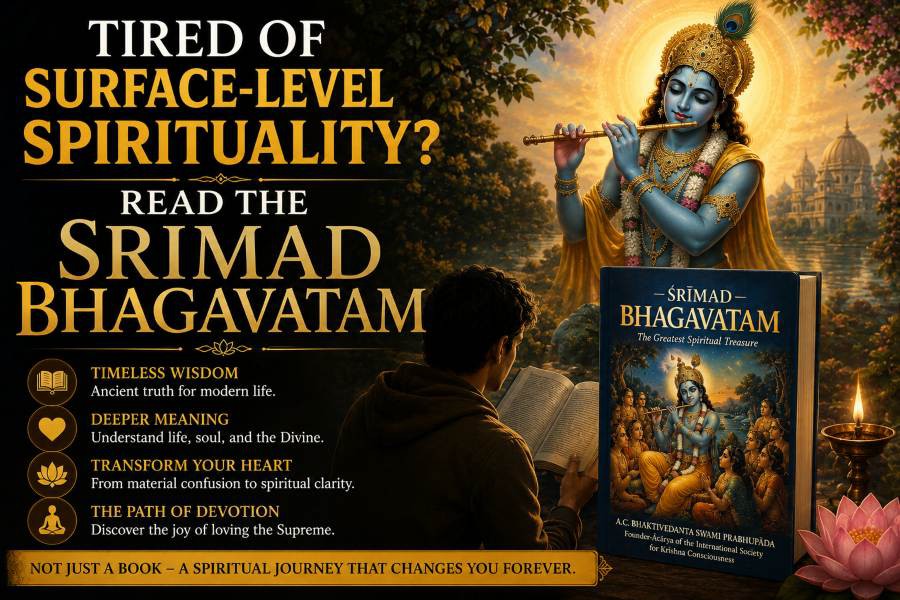Tired of Surface-Level Spirituality? Read the Srimad Bhagavatam