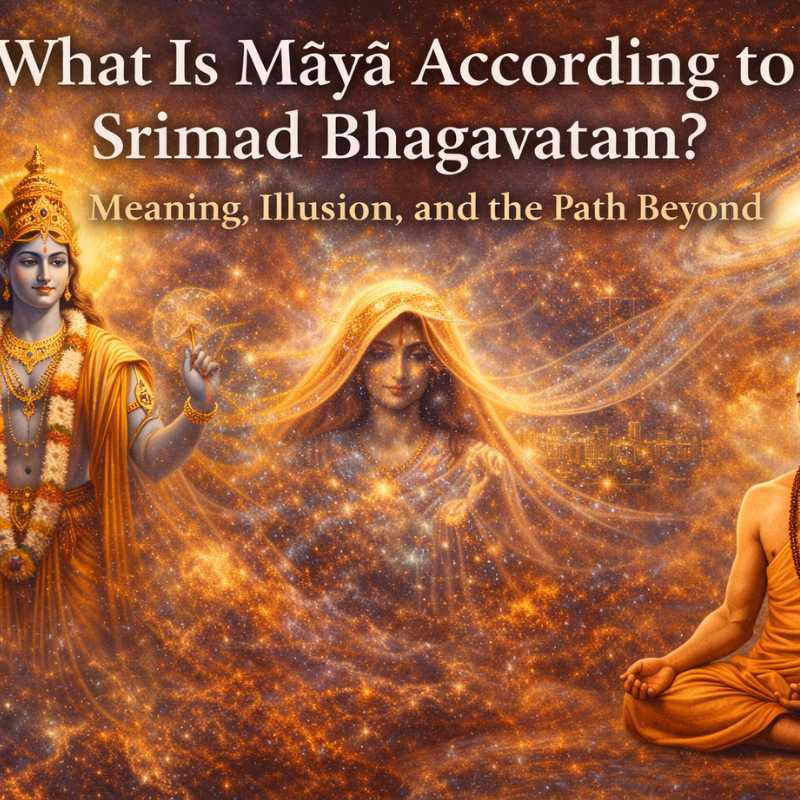 What Is Maya According to Srimad Bhagavatam? Meaning, Illusion, and the Path Beyond