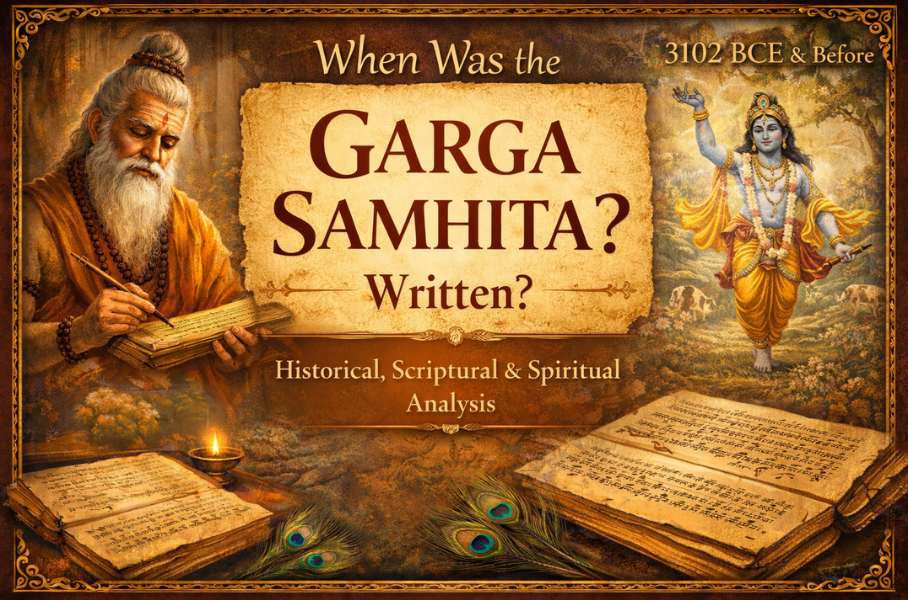 When Was the Garga Samhita Written? History, Timeline, and Scriptural Evidence Explained
