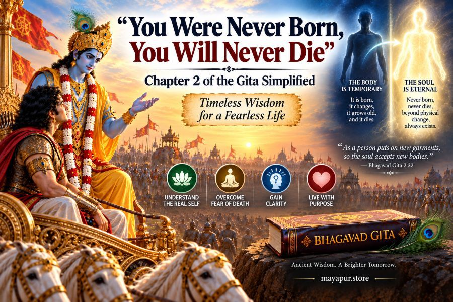 “You Were Never Born, You Will Never Die” — Chapter 2 of the Gita Simplified